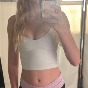 lululemon athletica White Crop Top